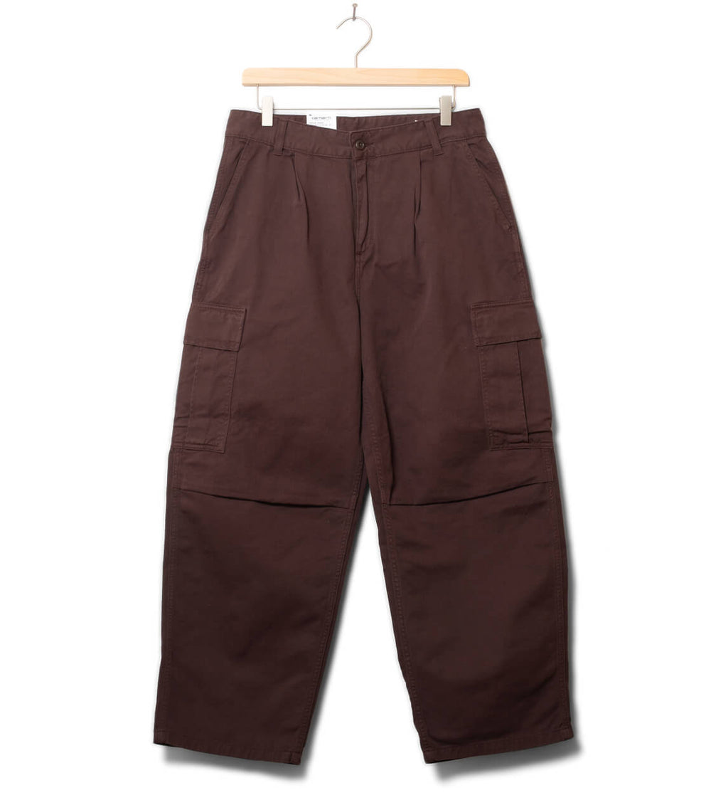 Carhartt WIP Pants Cole Cargo Moraga Twill brown palisander garment dyed
