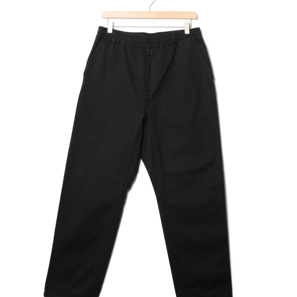 Carhartt WIP Pants Flint Moraga Twill black garment dyed