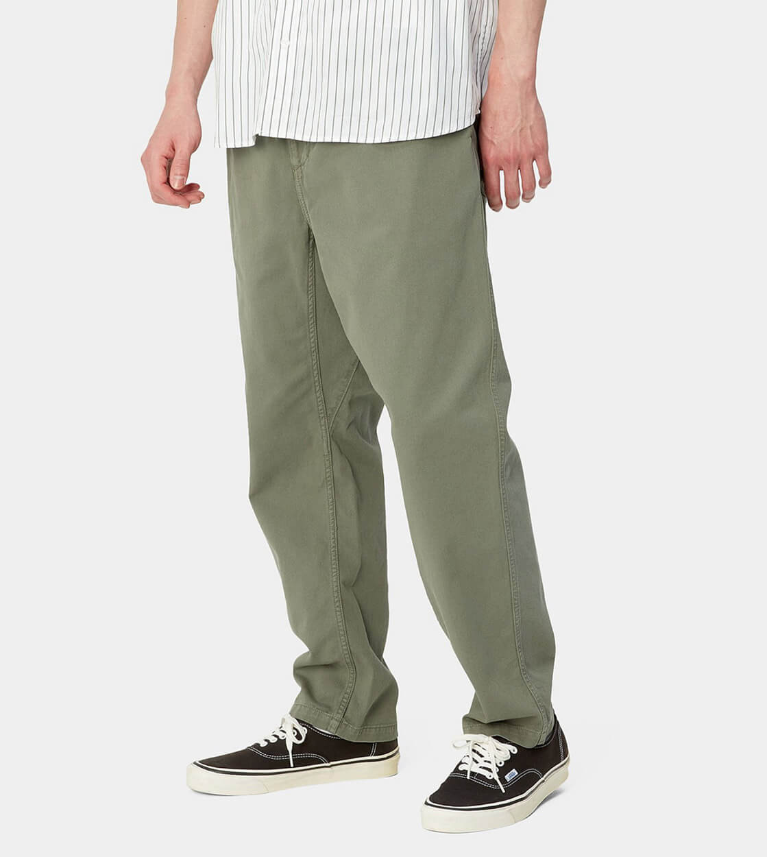 Carhartt WIP Pants Flint Morage green park garment dyed