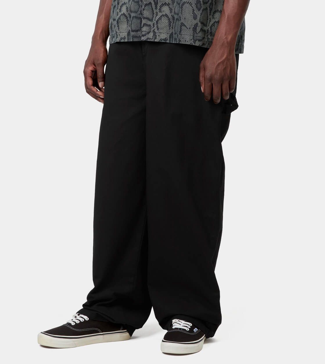 Carhartt WIP Pants Holden Moraga Twill black garment dyed