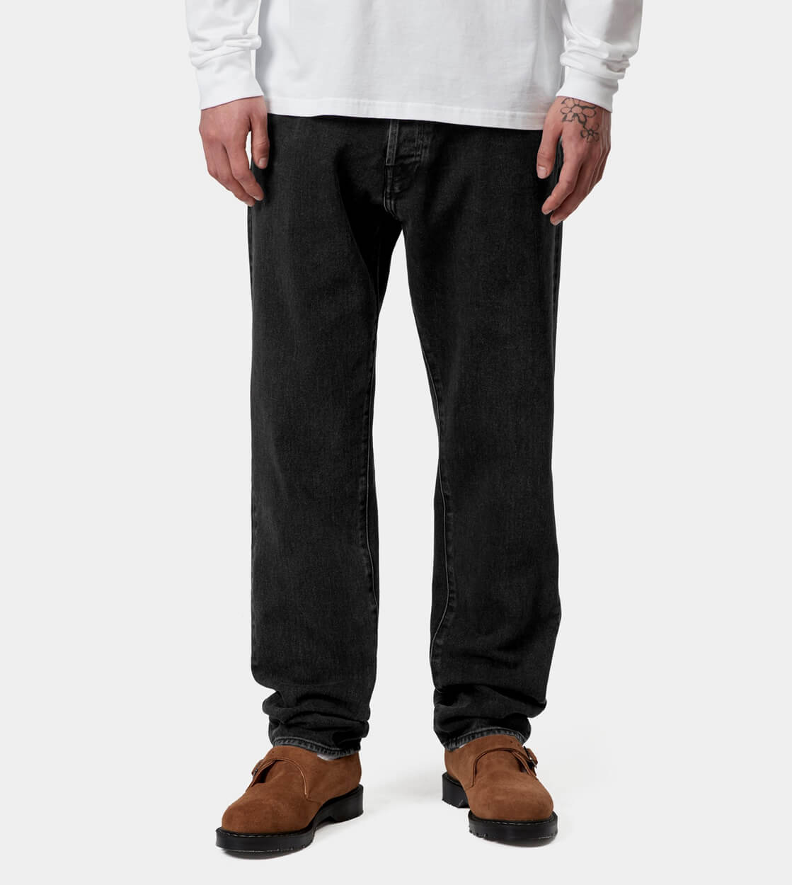 Carhartt WIP Pants Klondike Maitland Denim black stone washed