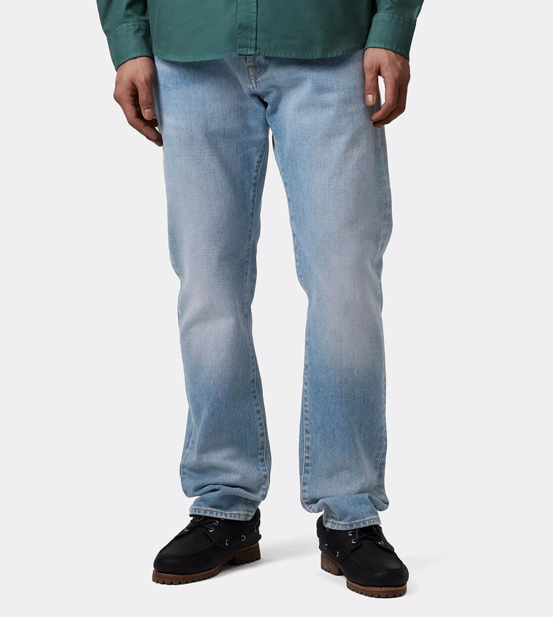 Carhartt WIP Pants Klondike Maitland Denim blue light used wash