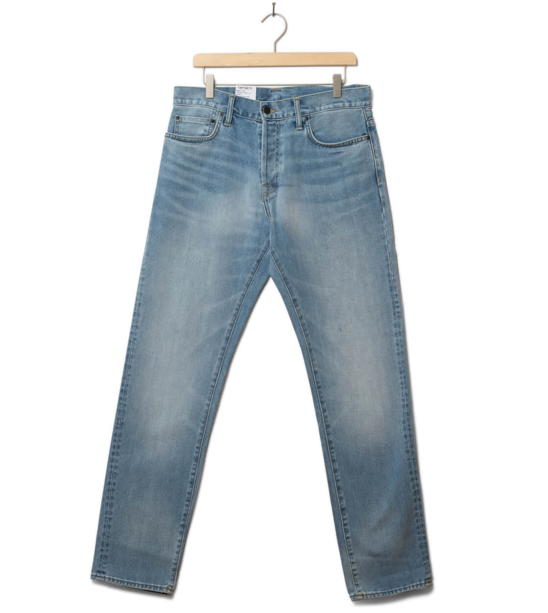 Carhartt WIP Pants Klondike Maitland Denim blue light used wash