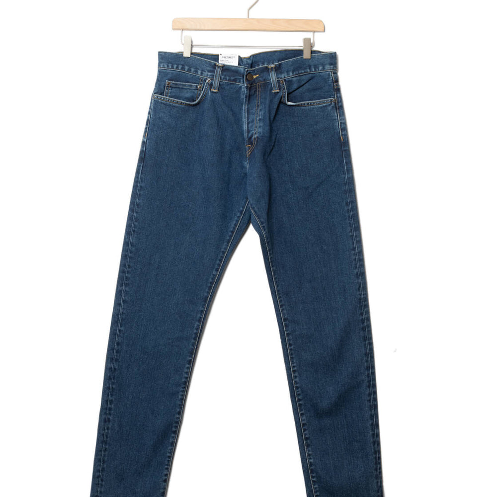 Carhartt WIP Pants Klondike Maitland Denim blue stone washed