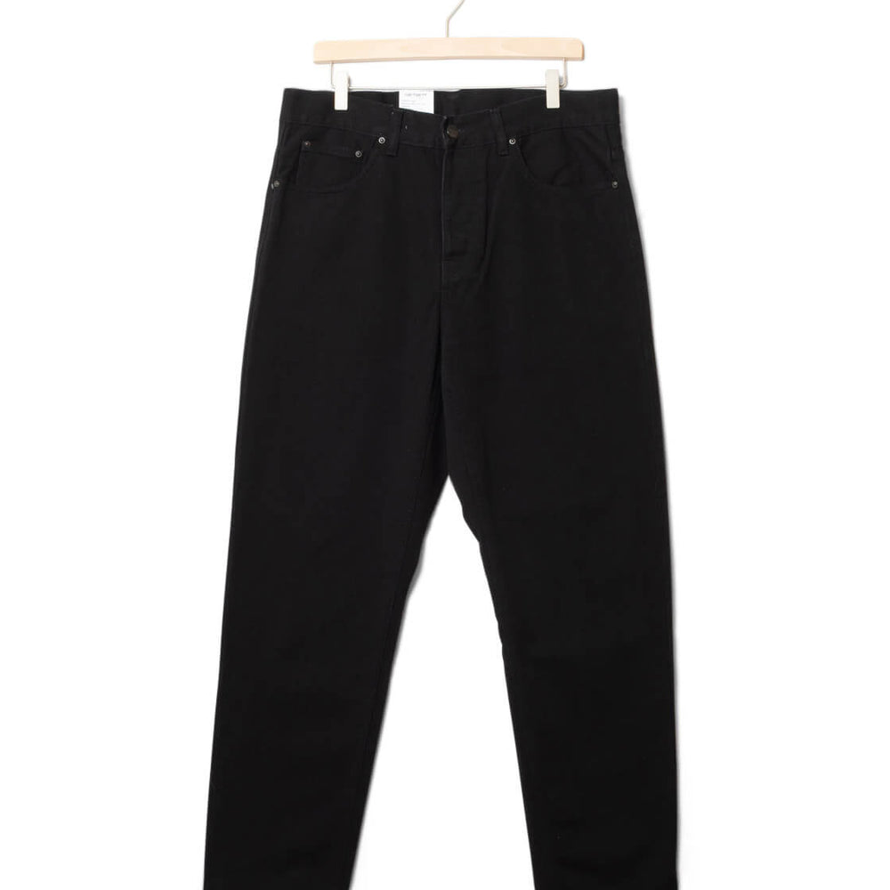 Carhartt WIP Pants Newel Maitland Denim black one wash