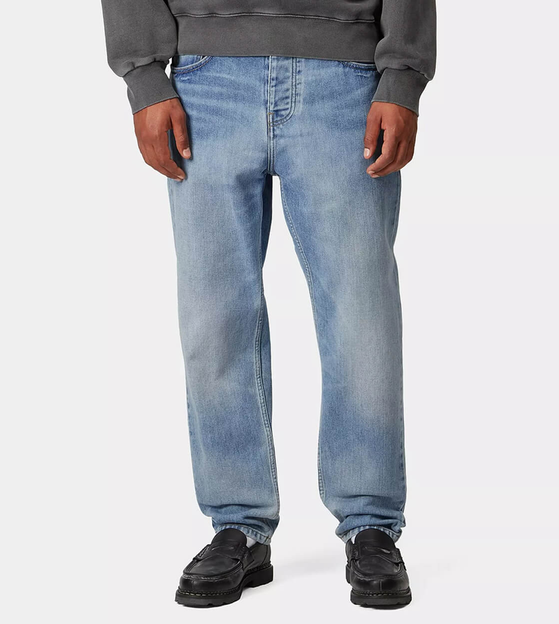 Carhartt WIP Pants Newel Maitland Denim blue light used wash