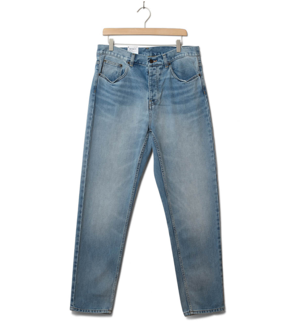Carhartt WIP Pants Newel Maitland Denim blue light used wash
