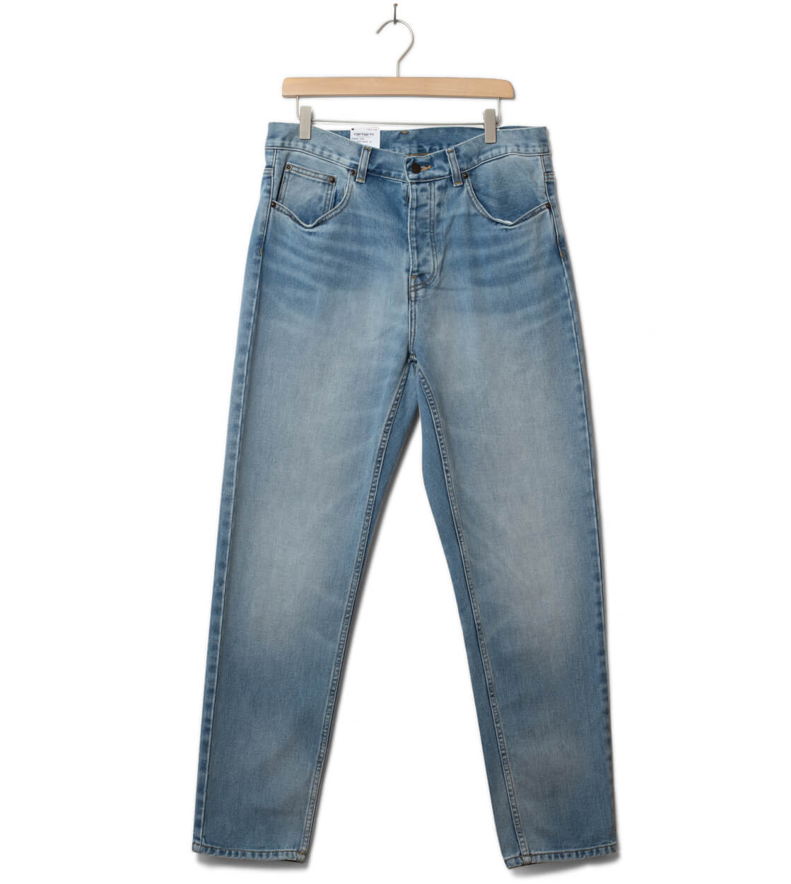 Carhartt WIP Pants Newel Maitland Denim blue light used wash