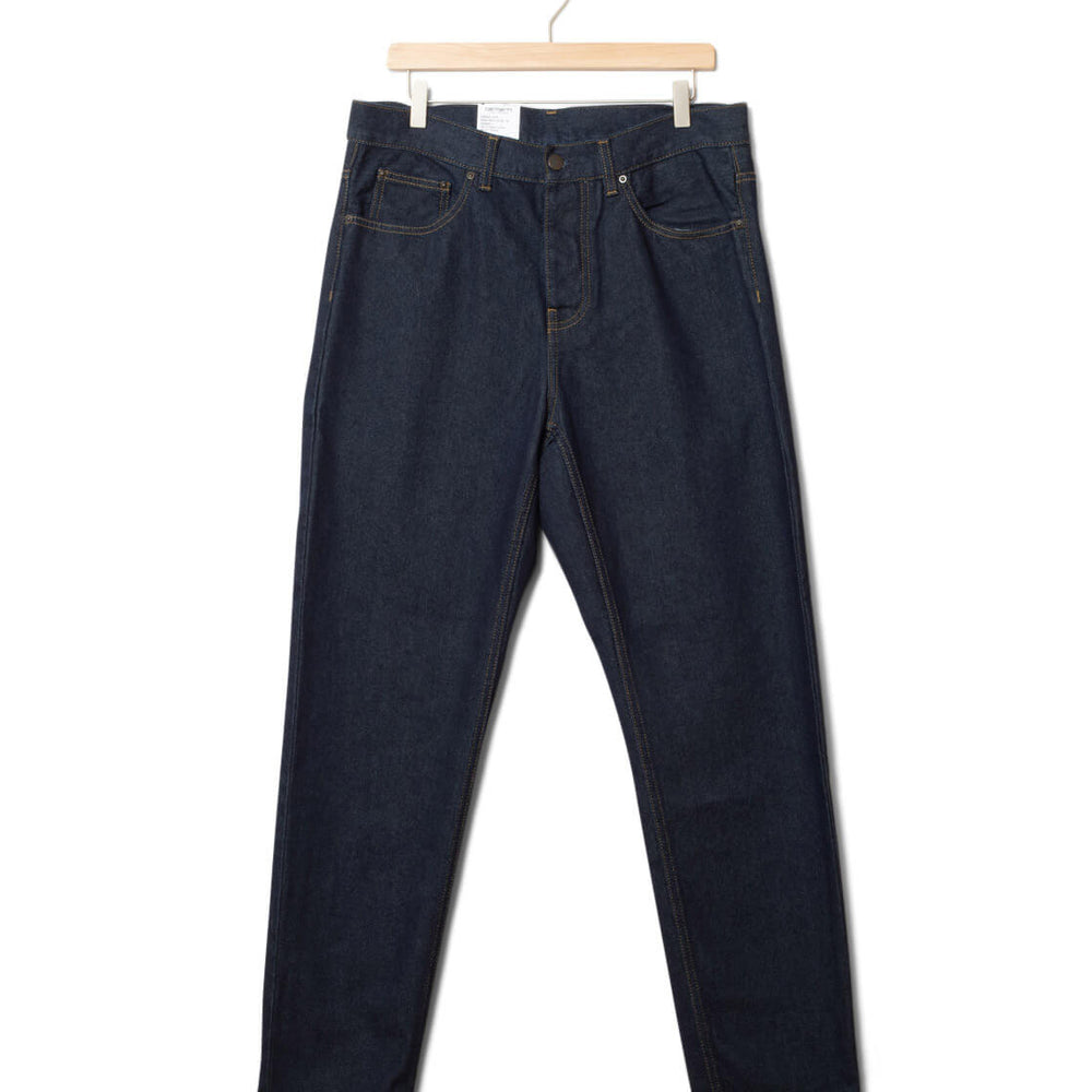 Carhartt WIP Pants Newel Maitland Denim blue one wash