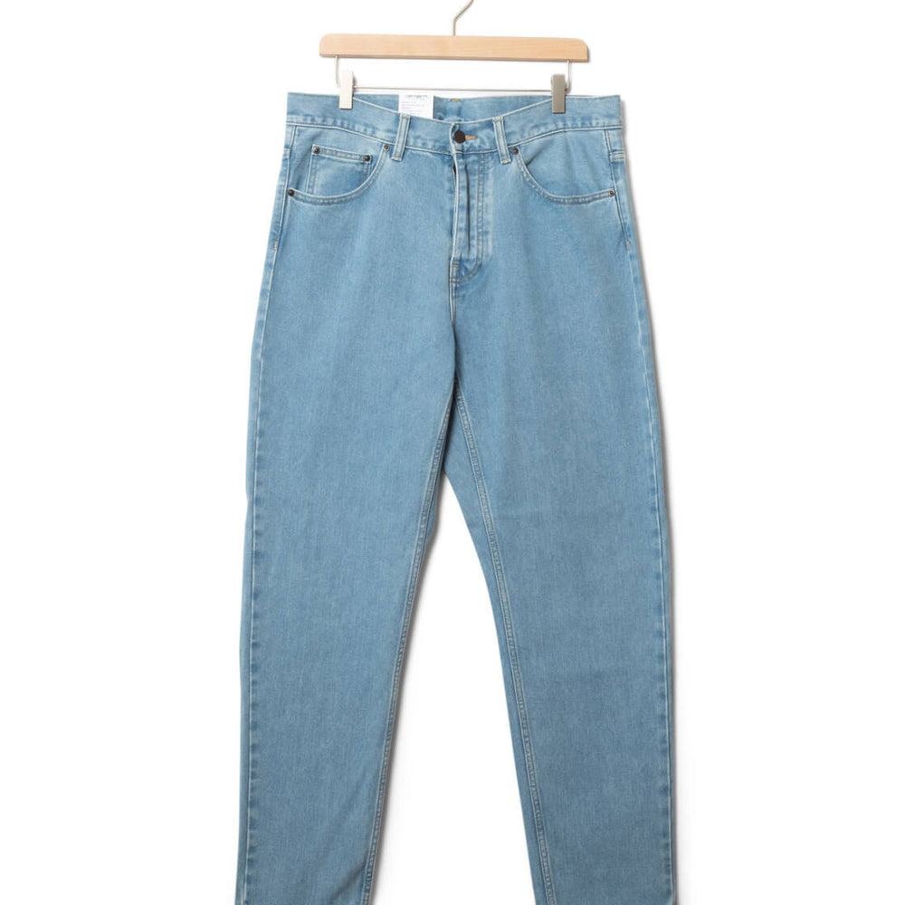 Carhartt WIP Pants Newel Maitland Denim blue stone bleached