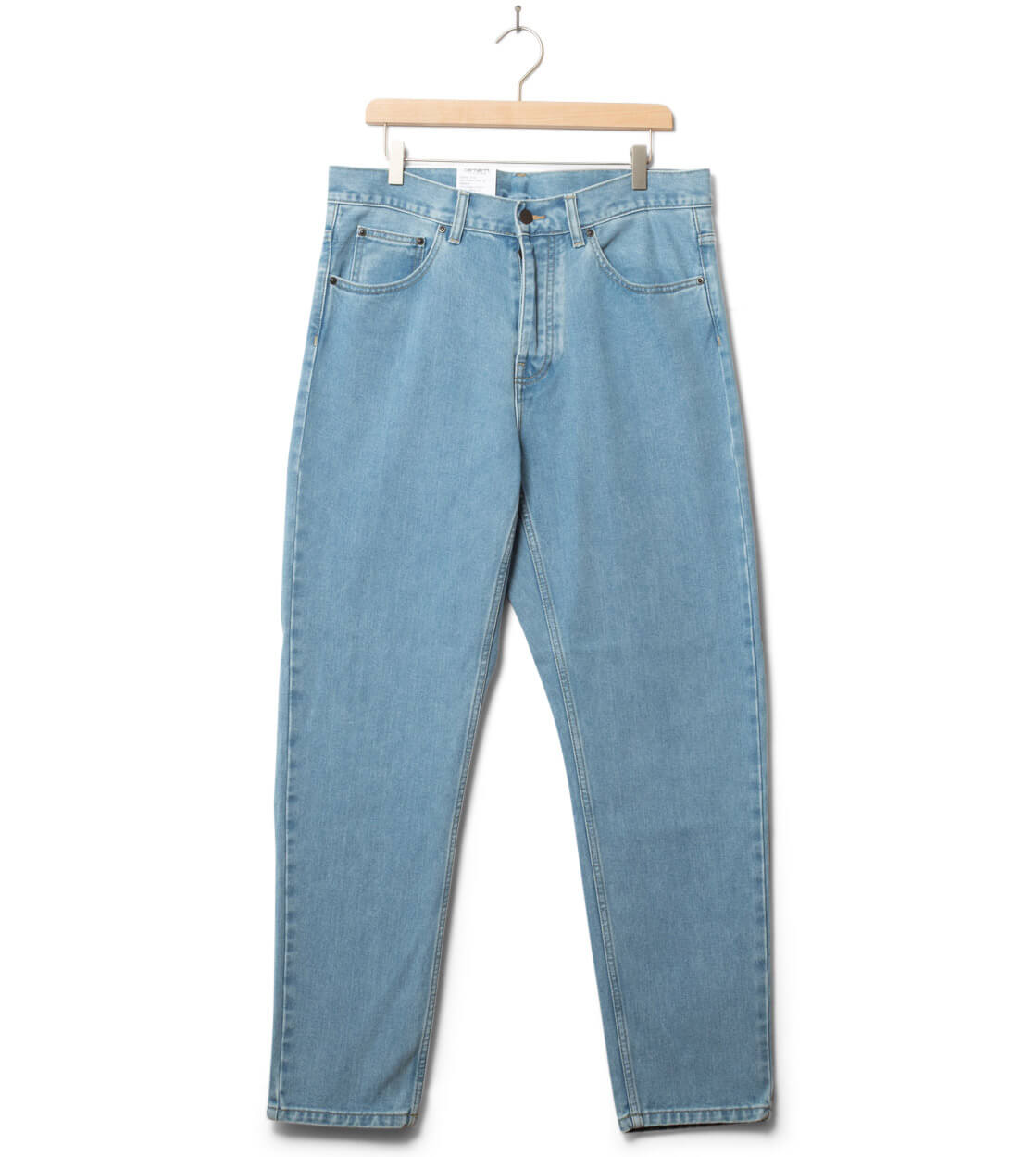 Carhartt WIP Pants Newel Maitland Denim blue stone bleached