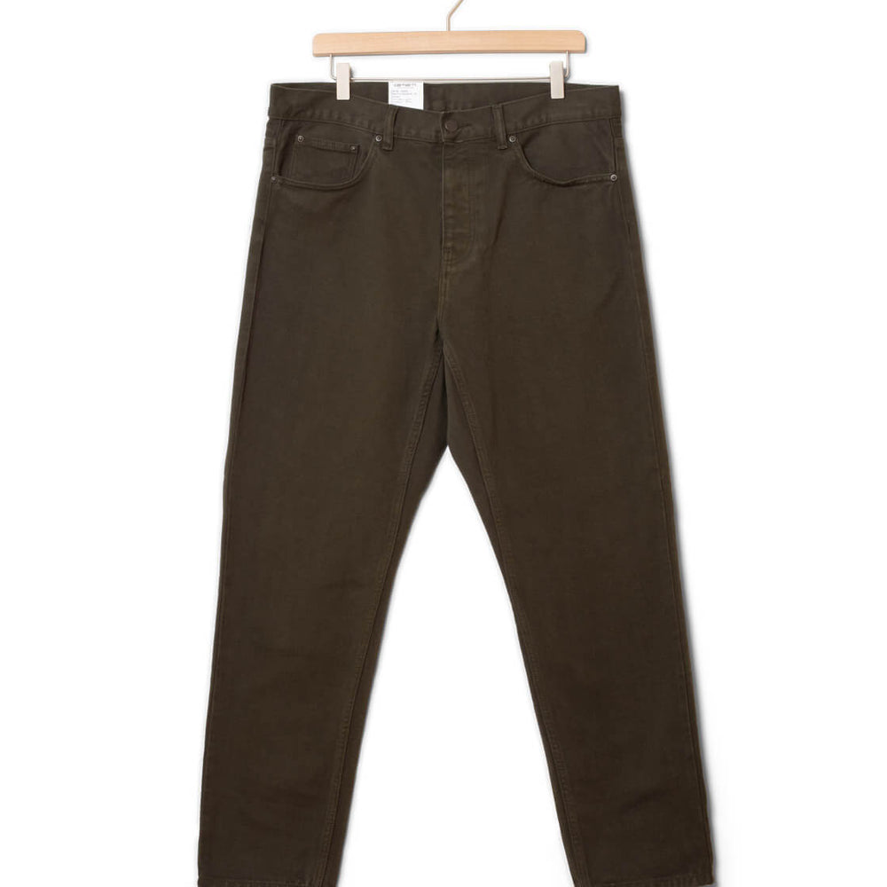 Carhartt WIP Pants Newel Parkland Denim green plant garment dyed