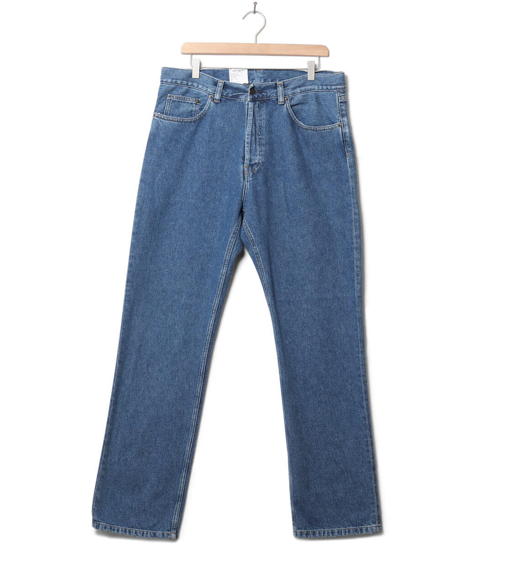 Carhartt WIP Pants Nolan Marshfield blue heavy stone washed