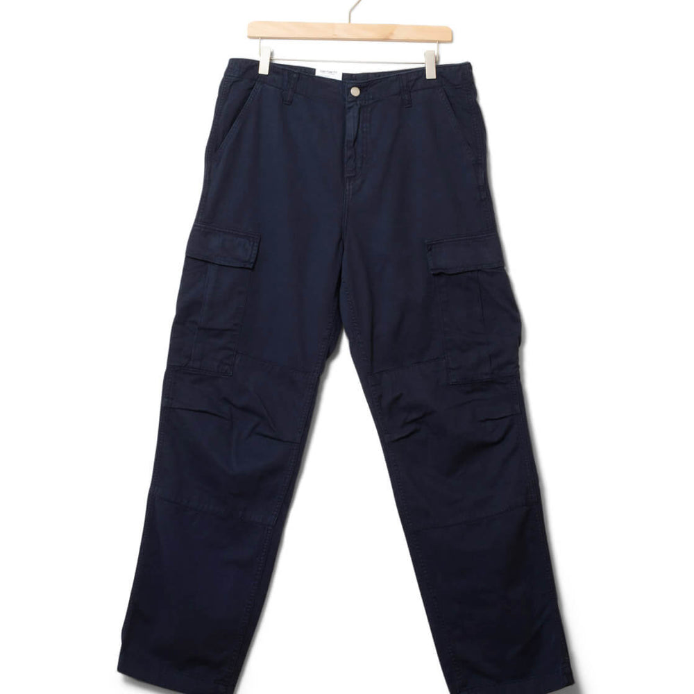 Carhartt WIP Pants Regular Cargo Moraga Twill blue air force garment dyed