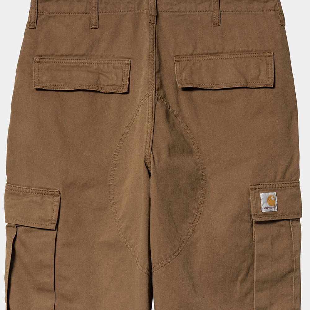Carhartt WIP Pants Regular Cargo Moraga Twill brown tamarind garment dyed