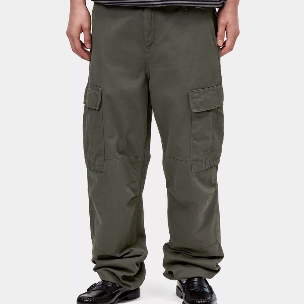 Carhartt WIP Pants Regular Cargo Moraga Twill green opuntia garment dyed