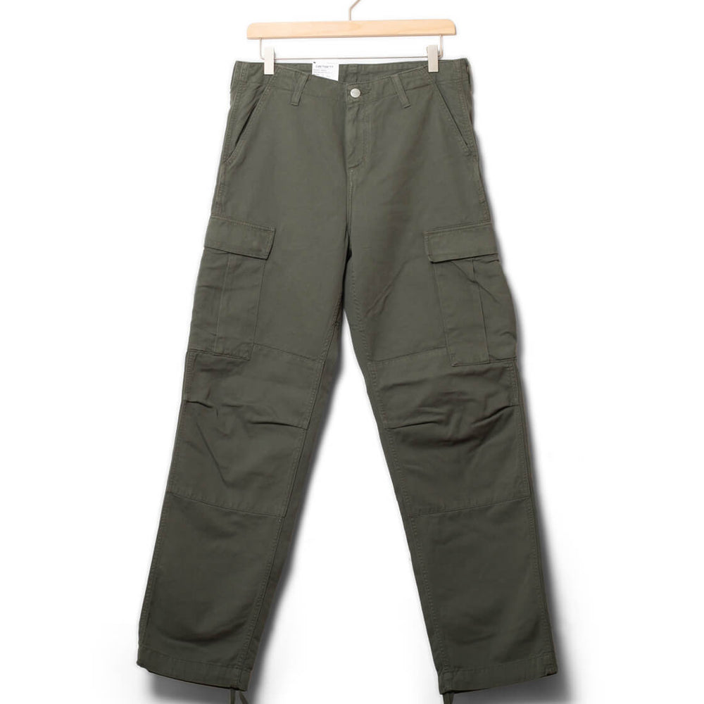 Carhartt WIP Pants Regular Cargo Moraga Twill green opuntia garment dyed