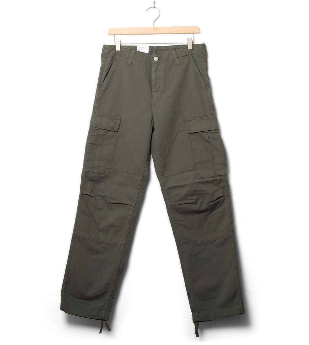 Carhartt WIP Pants Regular Cargo Moraga Twill green opuntia garment dyed