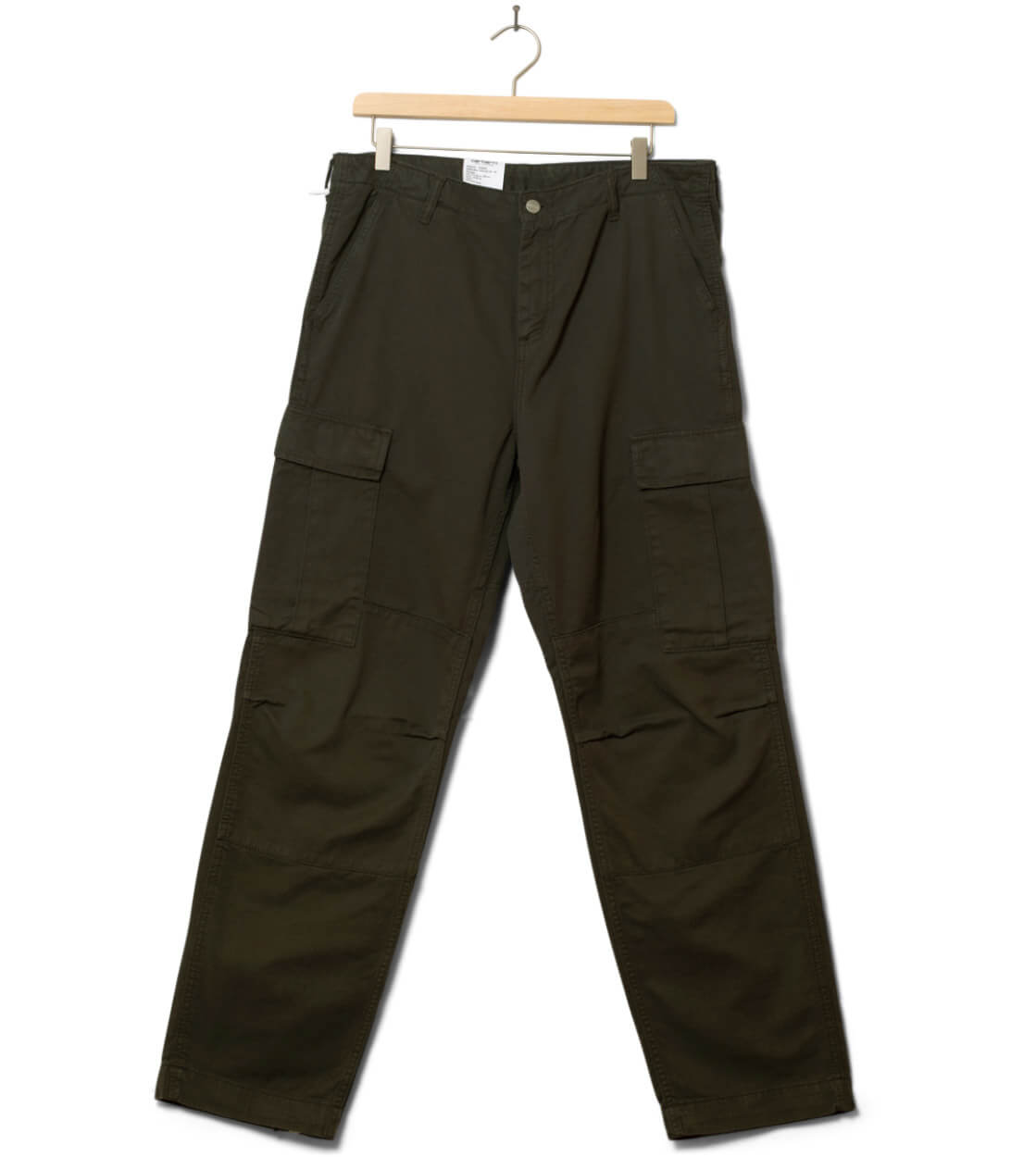 Carhartt WIP Pants Regular Cargo Moraga Twill green plant garment dyed