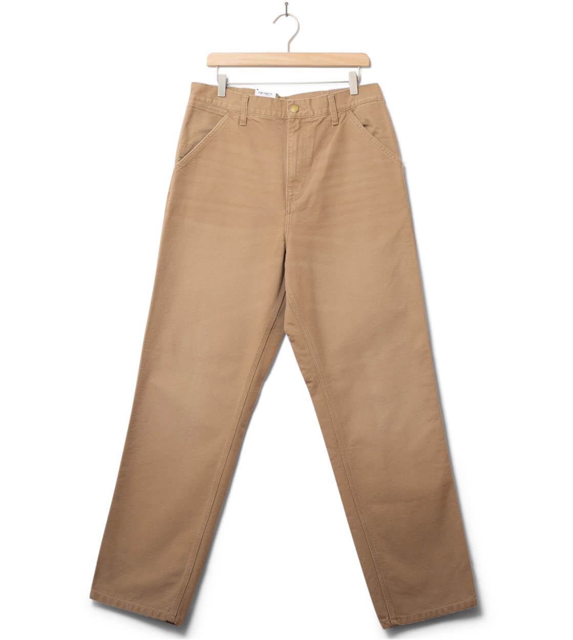 Carhartt WIP Pants Simple Dearborn Canvas beige peanut aged canvas