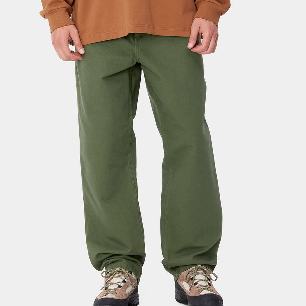 Carhartt WIP Pants Simple Dearborn Canvas green tarragon rinsed