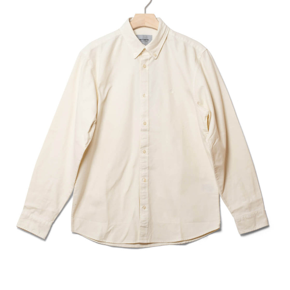 Carhartt WIP Shirt Bolton beige natural garment dye