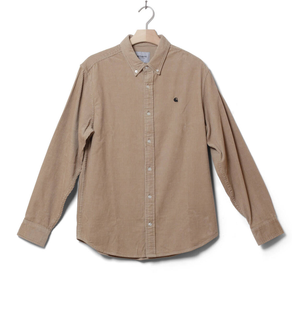 Carhartt WIP Shirt Madison beige wall/black