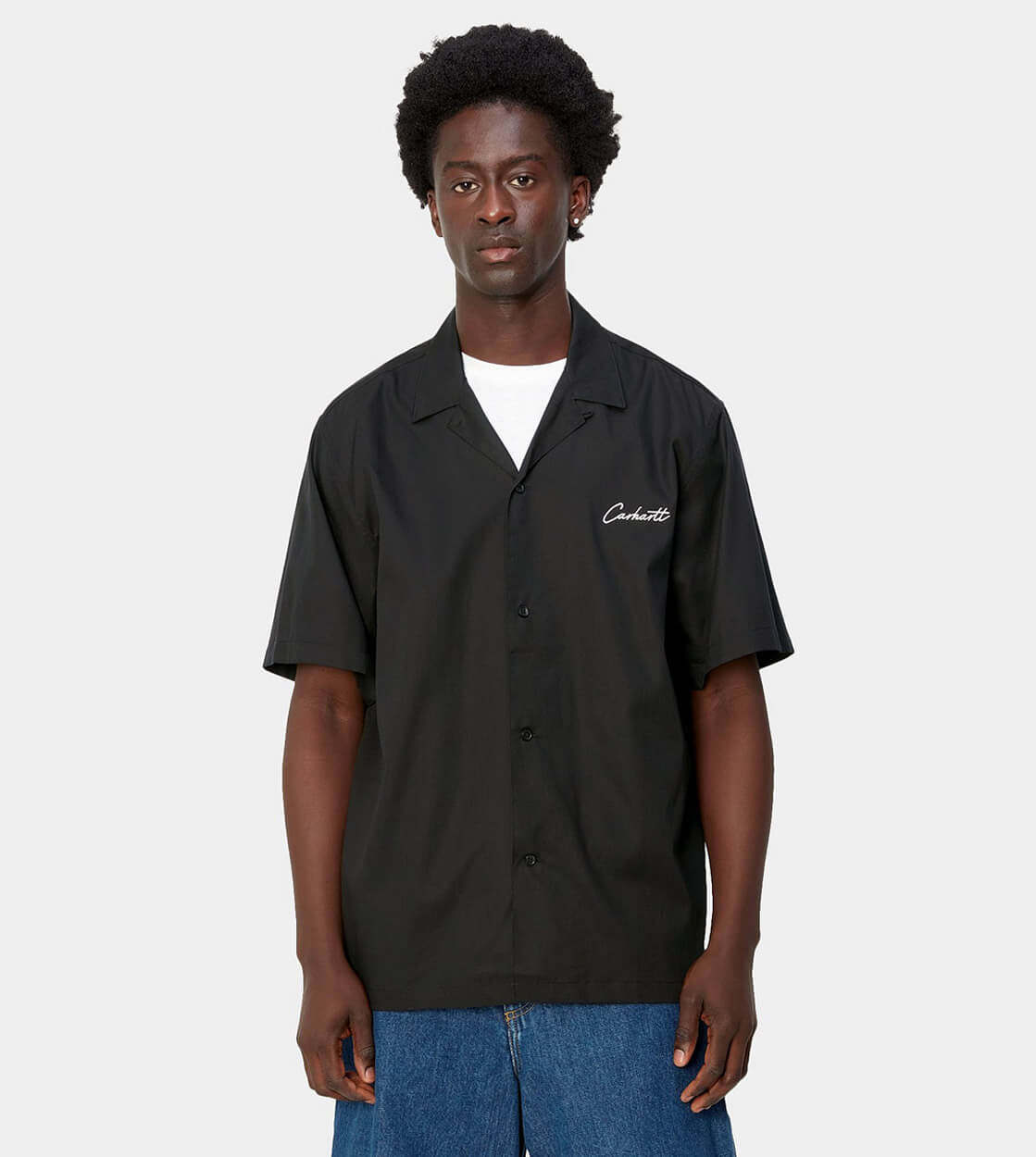 Carhartt WIP Shirt SS Delray black/wax