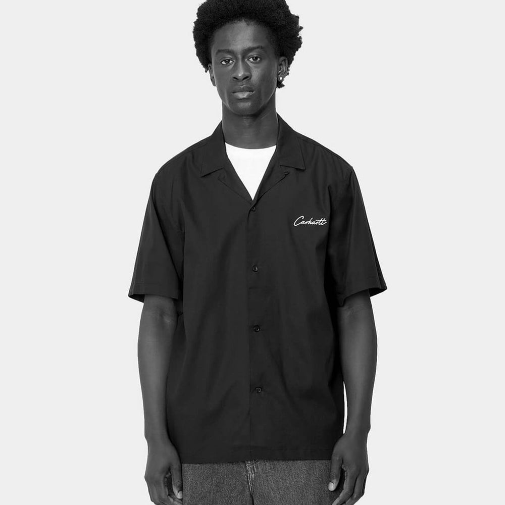 Carhartt WIP Shirt SS Delray white/black