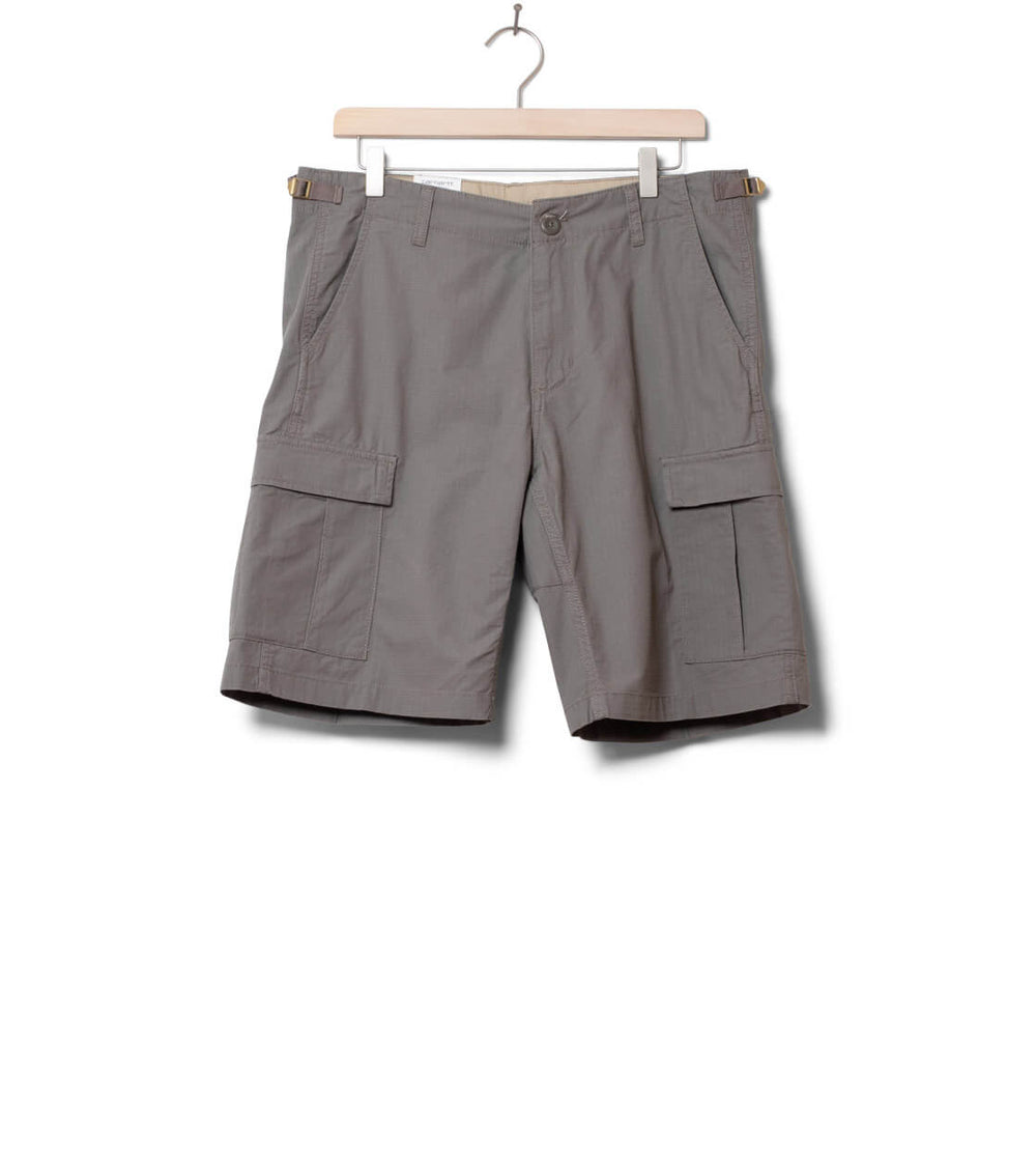 Carhartt WIP Shorts Aviation grey anchor rinsed