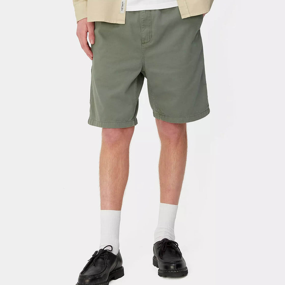 Carhartt WIP Shorts Flint Moraga green park garment dyed