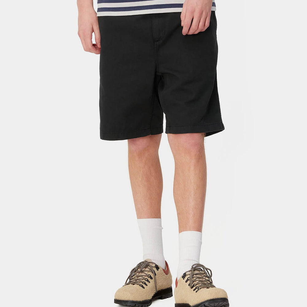 Carhartt WIP Shorts Flint black garment dyed