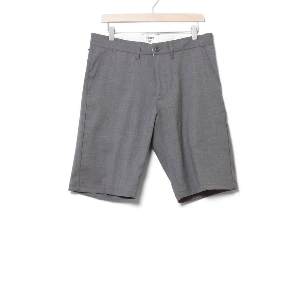 Carhartt WIP Shorts Johnson Diamond grey light heather rigid