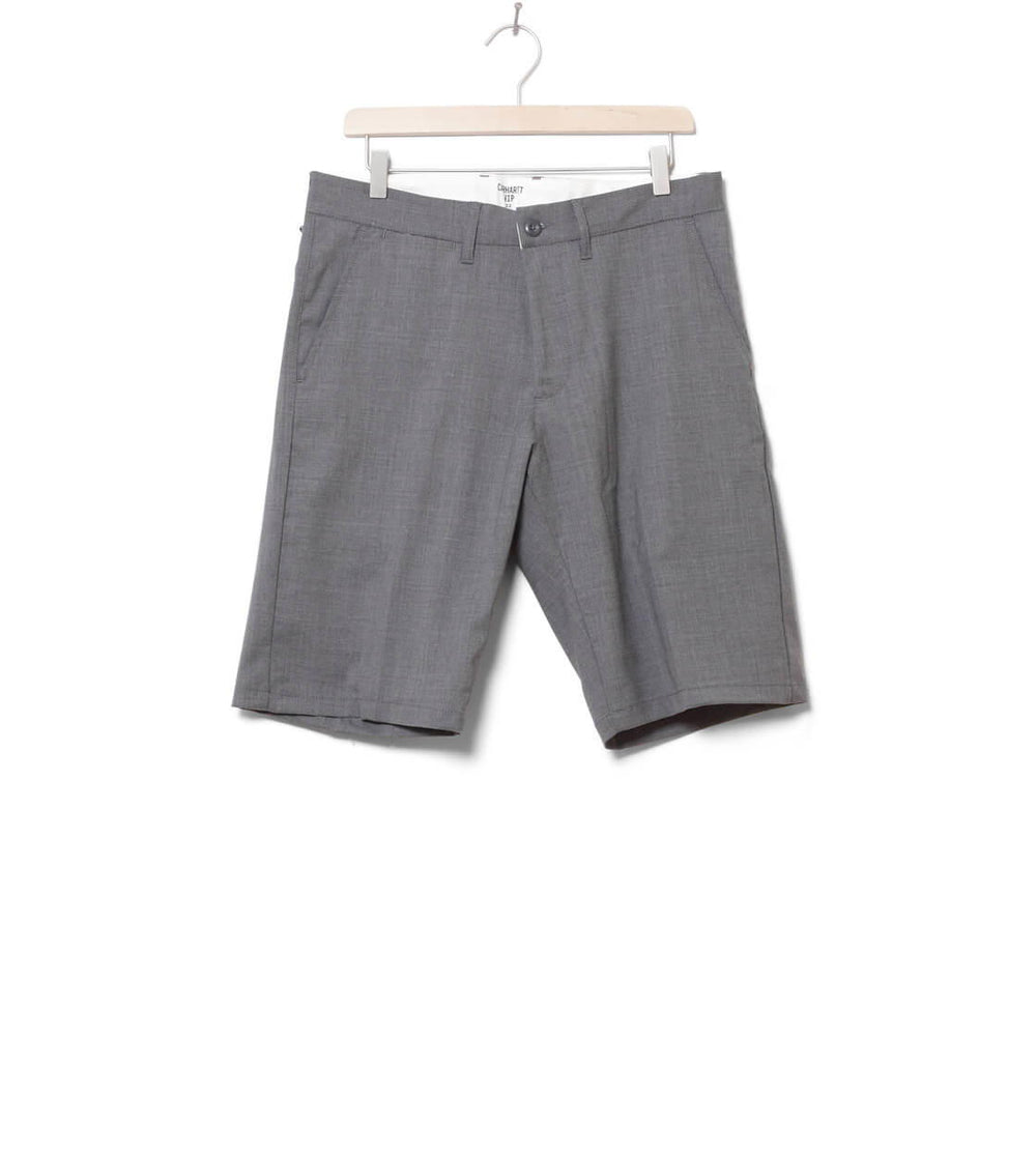 Carhartt WIP Shorts Johnson Diamond grey light heather rigid