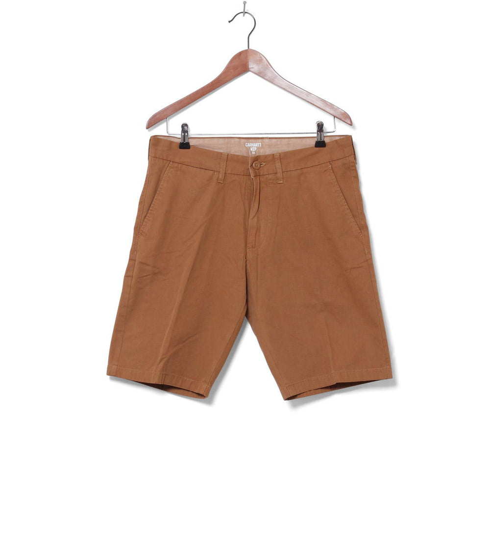 Carhartt WIP Shorts Johnson Midvale brown hamilton