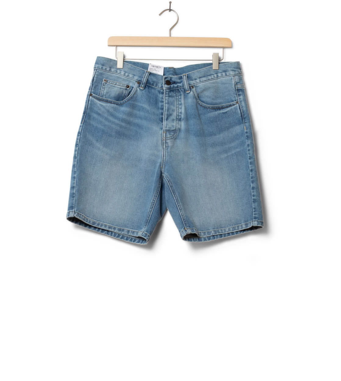 Carhartt WIP Shorts Newel Maitland blue light used wash