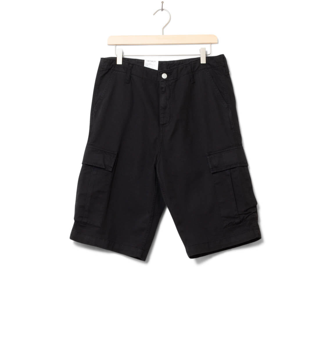 Carhartt WIP Shorts Regular Cargo Moraga black garment dyed