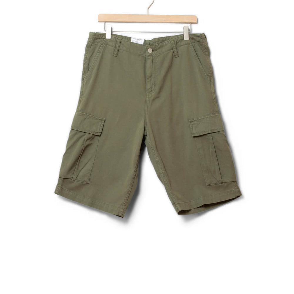 Carhartt WIP Shorts Regular Cargo Moraga green dollar garment dyed