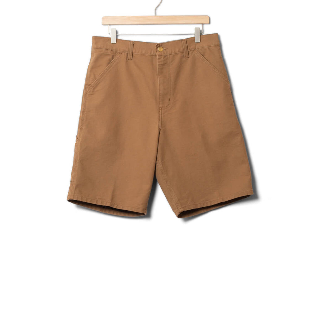 Carhartt WIP Shorts Single Dearborn brown hamilton rinsed
