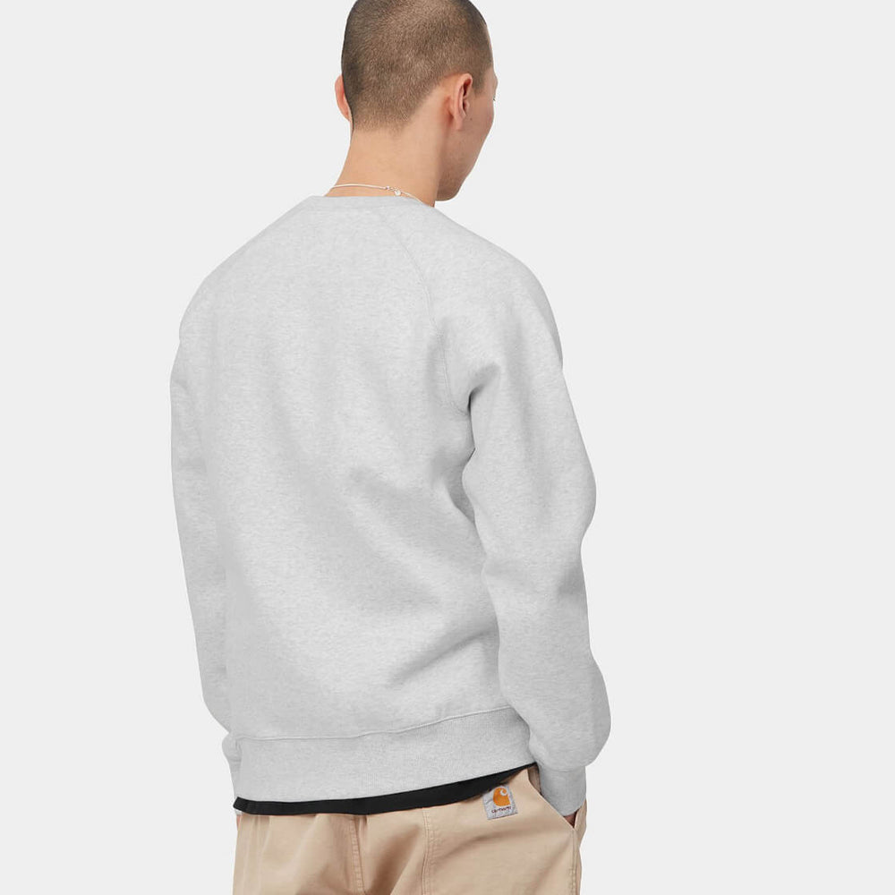 
                      
                        Carhartt WIP Sweater Chase grey ash heather/gold
                      
                    