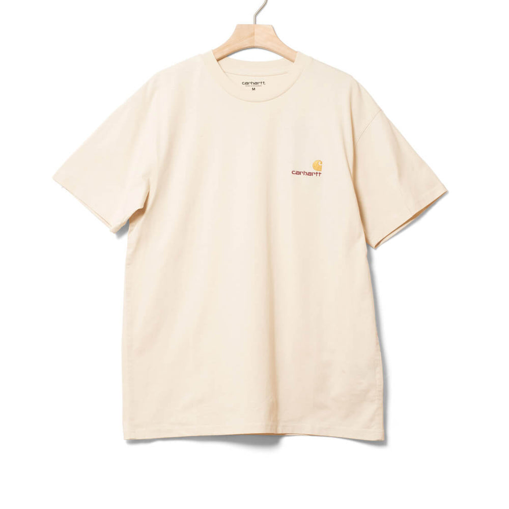Carhartt WIP T-Shirt American Script beige natural