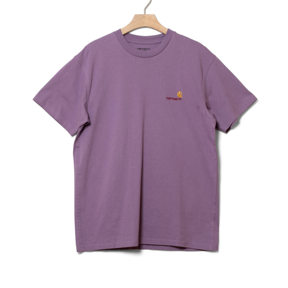 
                      
                        Carhartt WIP T-Shirt American Script purple violanda
                      
                    