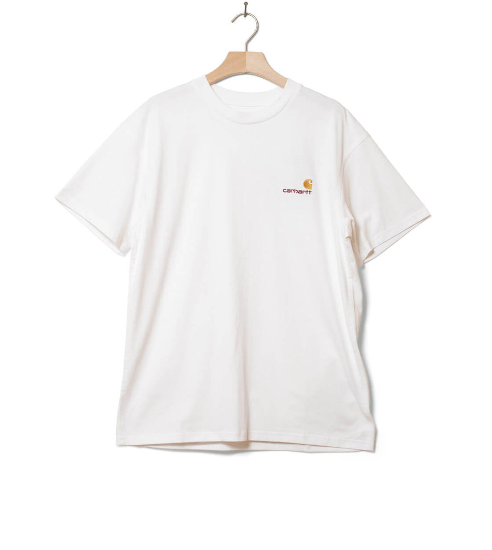 Carhartt WIP T-Shirt American Script white