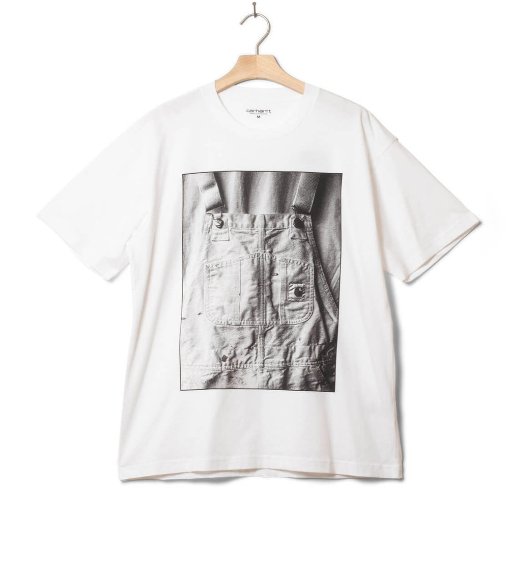 Carhartt WIP T-Shirt BIB Overall white