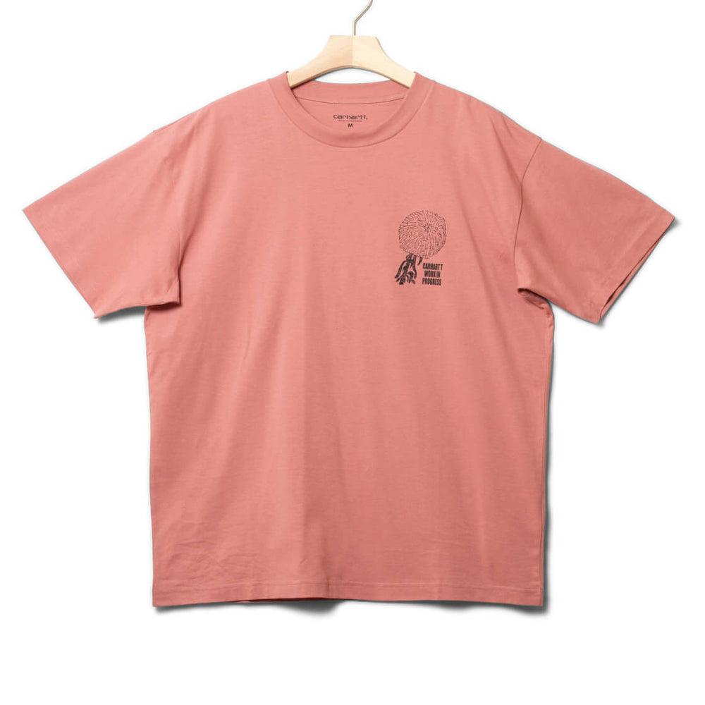 Carhartt WIP T-Shirt Chrysanthemum pink dusty rose