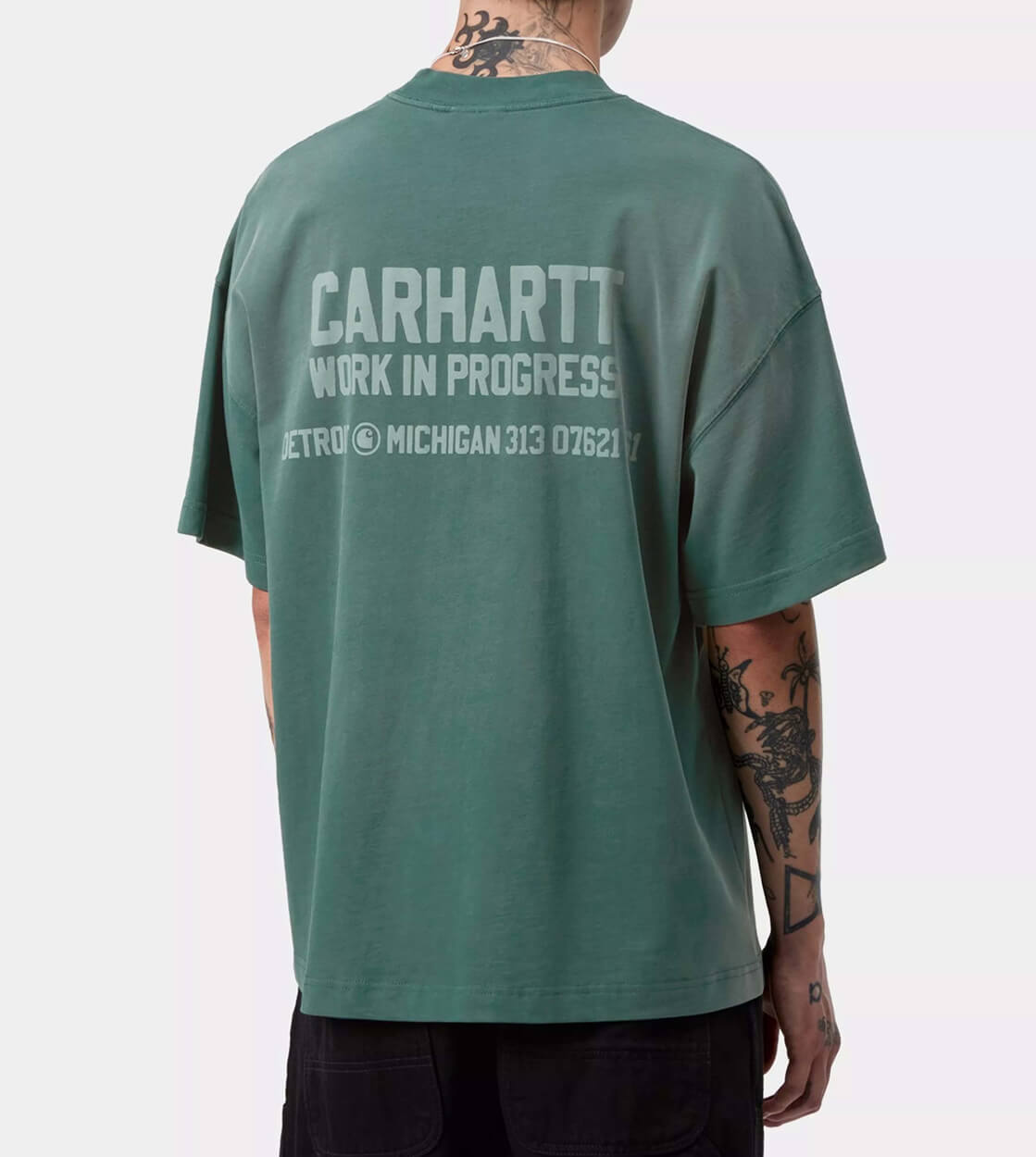 Carhartt WIP T-Shirt Distance green dark fir