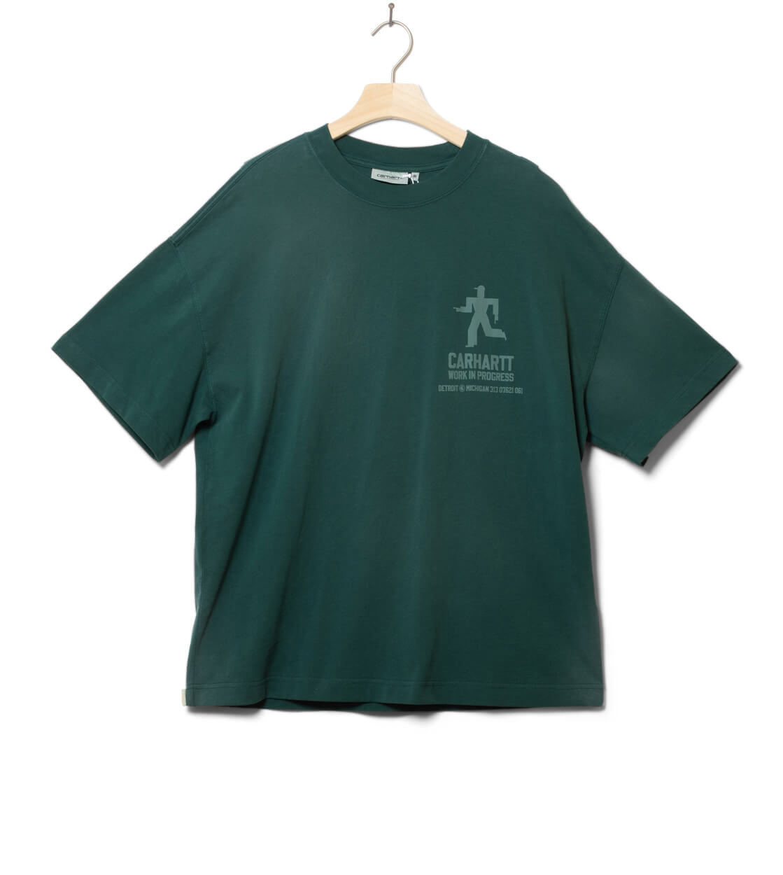 Carhartt WIP T-Shirt Distance green dark fir