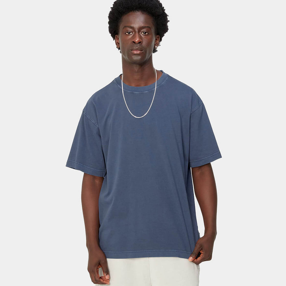 Carhartt WIP T-Shirt Dune blue elder garment dyed