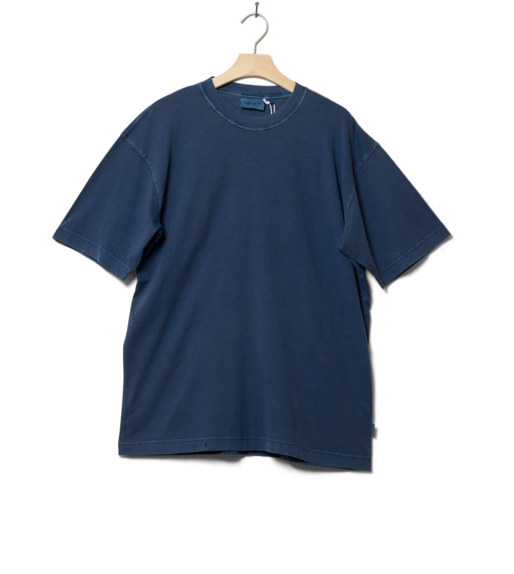 Carhartt WIP T-Shirt Dune blue elder garment dyed