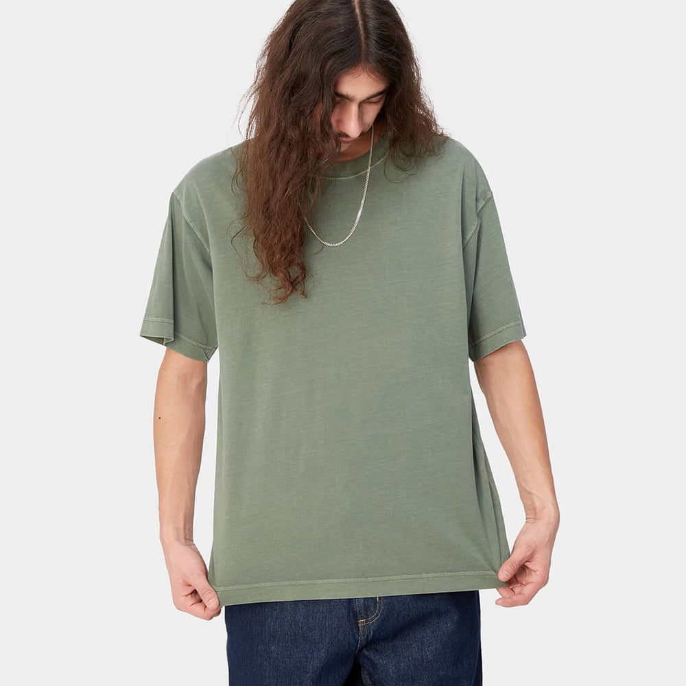 Carhartt WIP T-Shirt Dune green park garment dyed